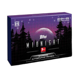 Topps Midnight Bundesliga 24/25 Hobby Box med samlarkort från tyska ligan i fotboll.