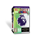 Topps Premier League 2025/26 Super Tin samlarbox med 53 fotbollskort och sällsynta Limited Edition-kort.