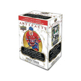 Upper Deck Artifacts 24/25 Blaster Box, hockeybilder i samlarbox för hockeysamlare och NHL-entusiaster.