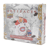 Upper Deck Artifacts 24/25 Hobby Box, oöppnad samlarbox med hockeykort för NHL-samlare.