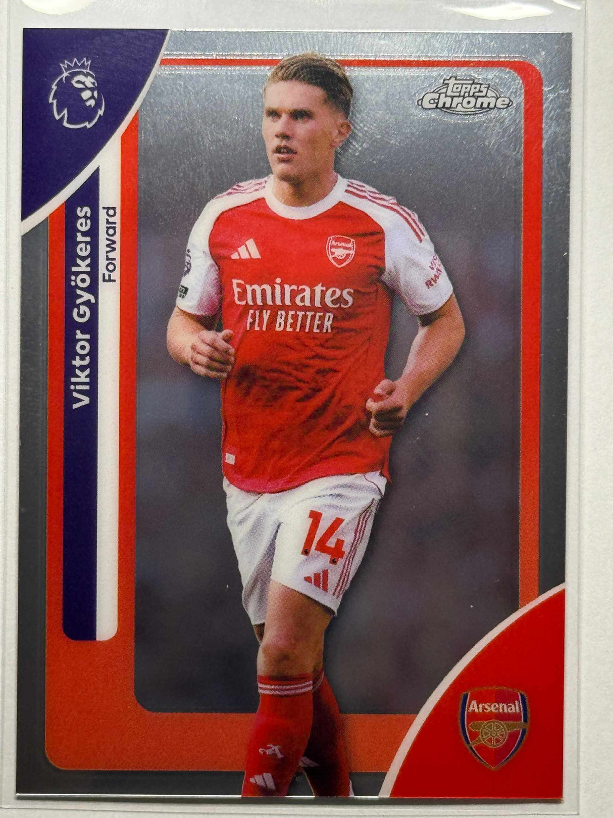 Viktor Gyökeres - Base - Topps Chrome PL 25/26