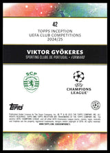 Viktor Gyökeres - Base - Topps Inception UCC 24/25