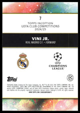 Vini Jr - Base - Topps Inception UCC 24/25