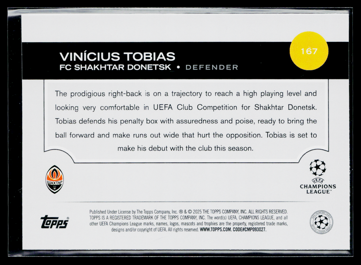 Vinícius Tobias RC Shakhtar Donetsk