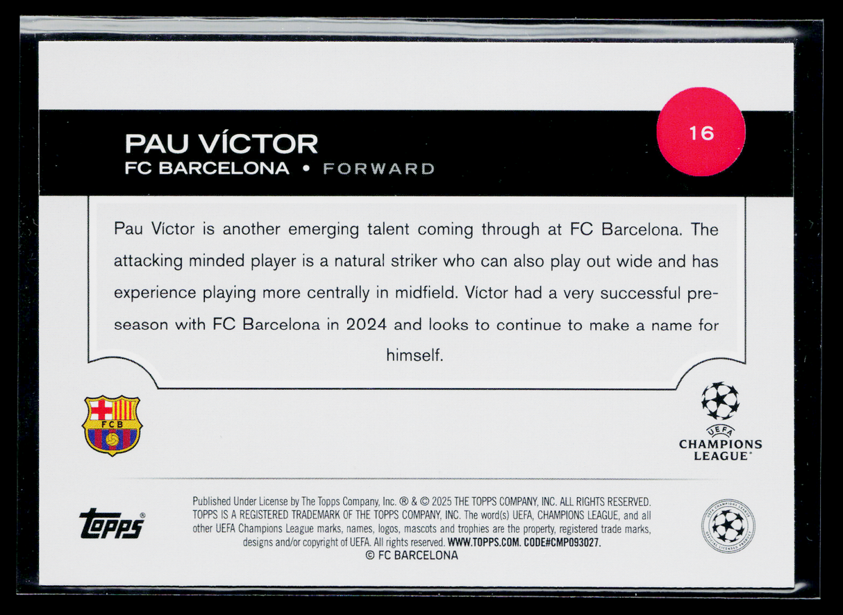 Pau Víctor RC FC Barcelona