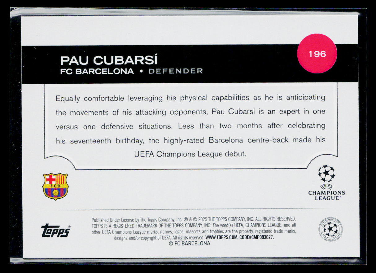 Pau Cubarsí FC Barcelona