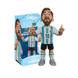 Minix fotboll samlarfigur föreställande Lionel Messi i Argentinas landslagströja.