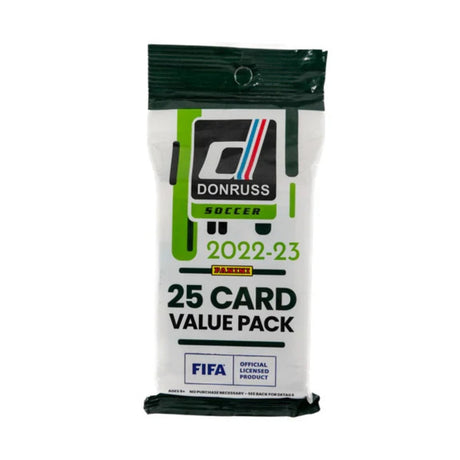 Panini Donruss Soccer 2022-23 jumbo value pack med fotbollskort.