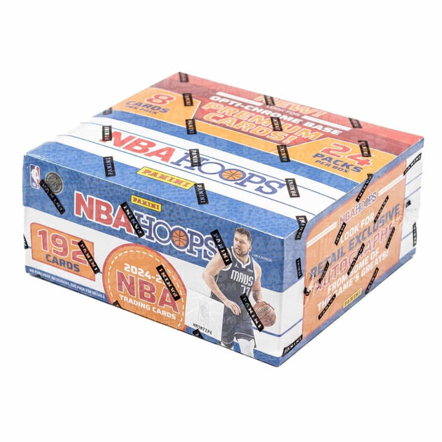 Panini NBA Hoops 24/25 Retail Box med basketkort för samlare.