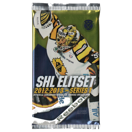 Obrutet SHL Elitset 12/13 Series 1 Hobby Pack med hockeykort från Svenska Hockeyligan.