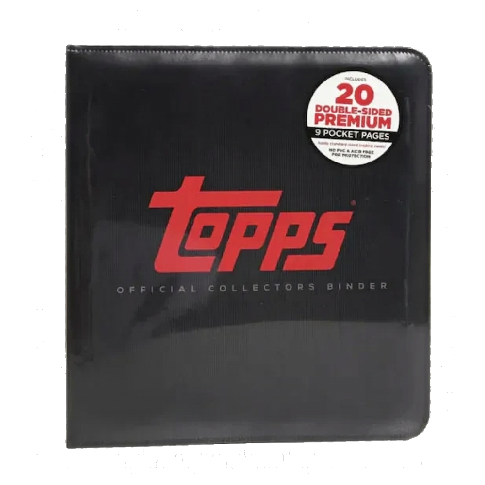 Topps Official Collectors Binder Svart