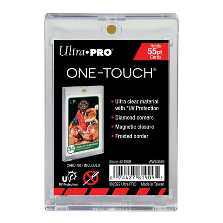 Ultra Pro One Touch 55pt magnetisk korthållare med UV-skydd för samlarkort.