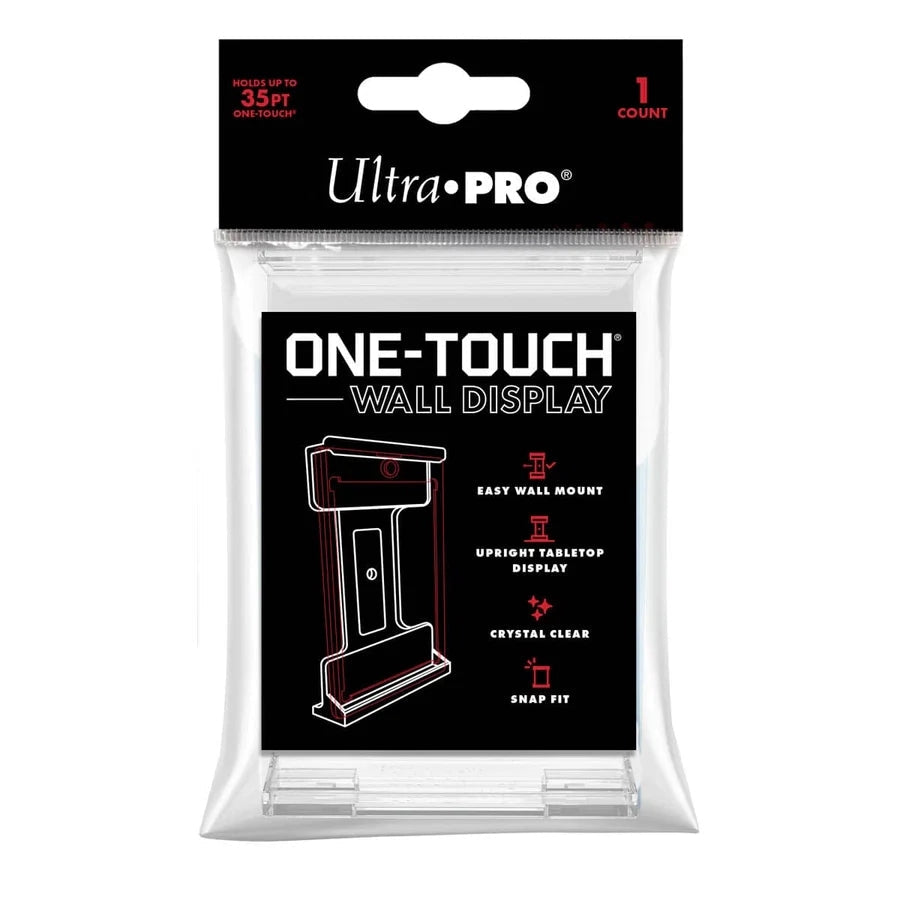 Ultra PRO One Touch väggfäste för snygg visning av samlarkort på vägg.