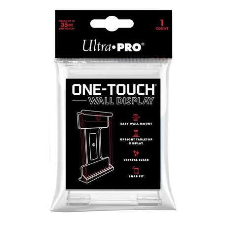 Ultra PRO One Touch väggfäste för snygg visning av samlarkort på vägg.