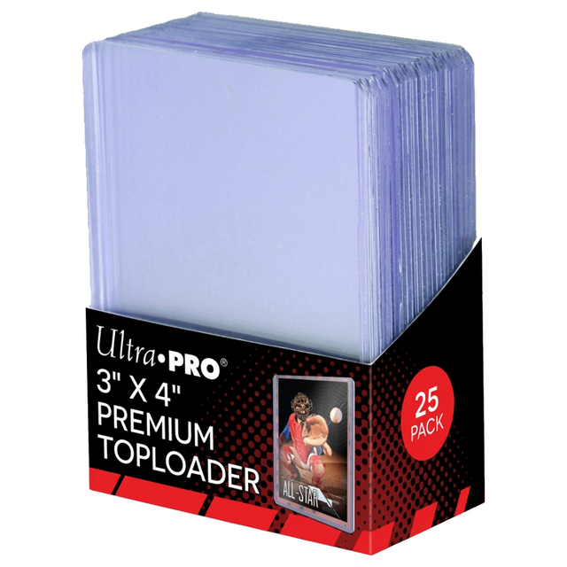Ultra PRO Premium Toploaders 35 pt för skydd av samlarkort.