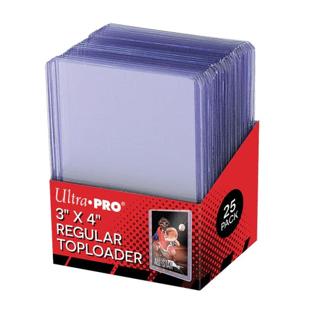 Ultra PRO Regular Toploader 35 pt, genomskinligt skydd för hockeykort och samlarkort.