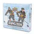 Obruten hobbybox med 2024-25 Upper Deck Synergy hockeykort för NHL-samlare.
